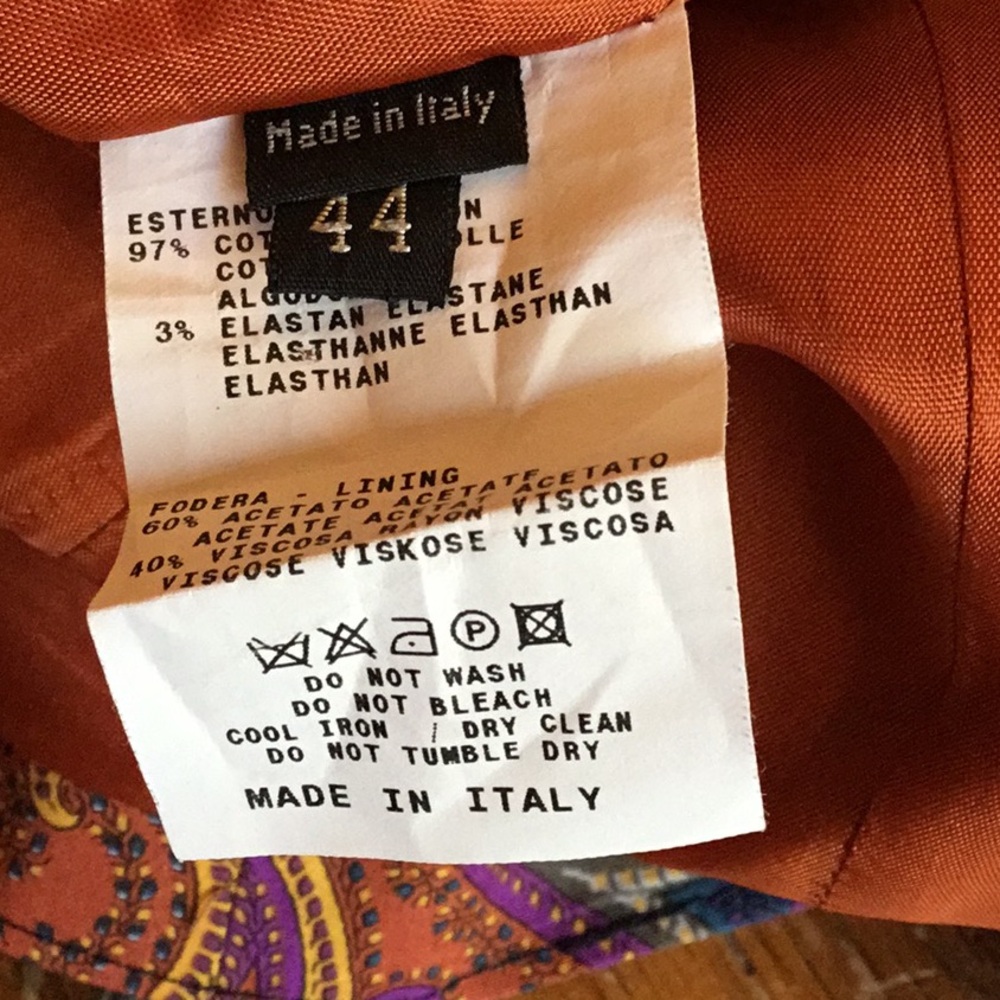 Etro Paisley Floral Multi color Blazer - Picture 6 of 6